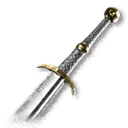 Gilded Long Cleaver